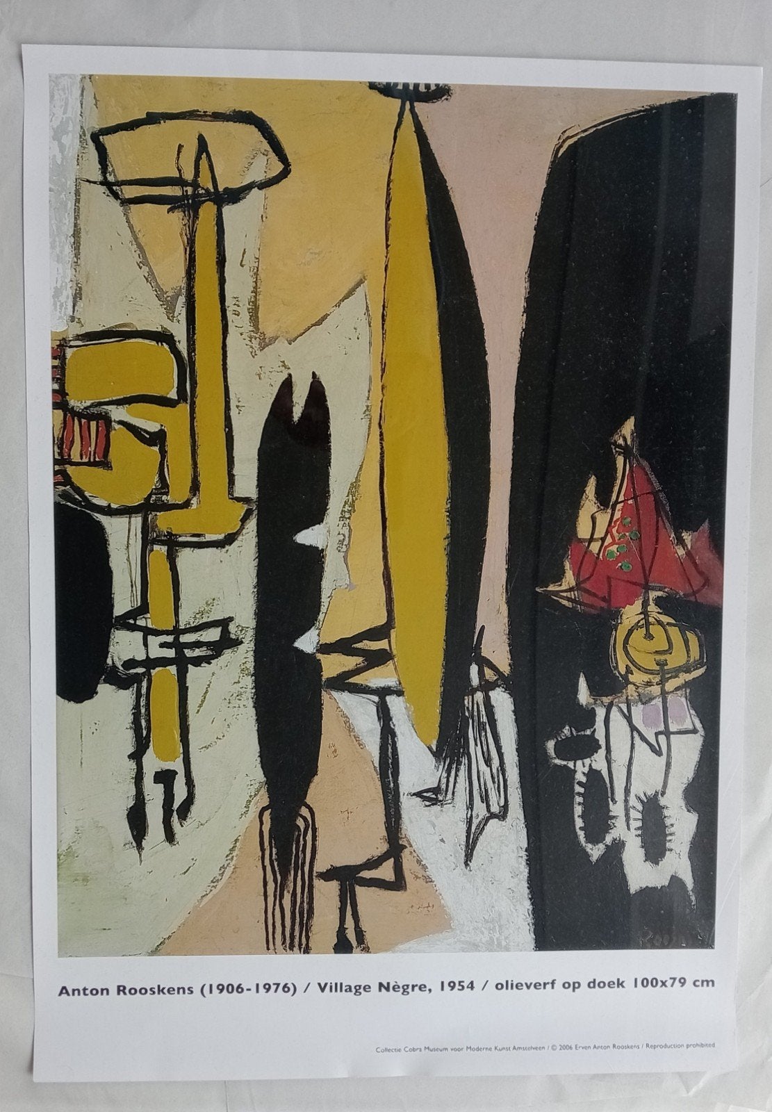 Anton Rooskens Cobra poster, Verzenden