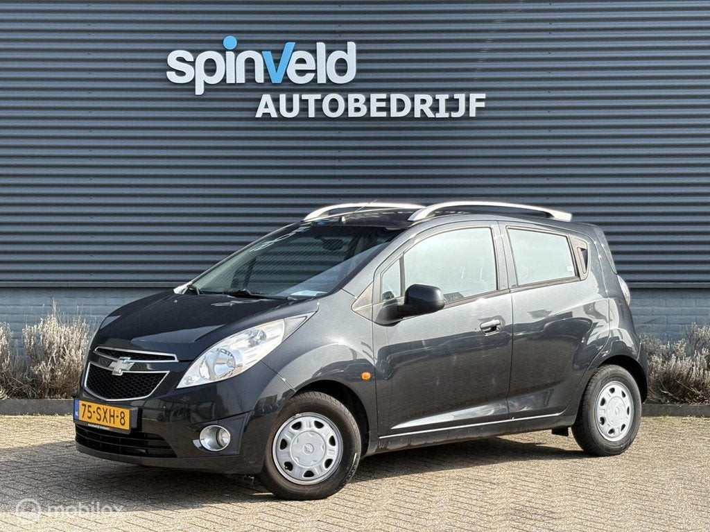 Chevrolet Spark 1.0 16V LS Bi-Fuel|AIRCO|NAP|APK|, Auto's, Chevrolet, Euro 5, 15 km/l, 4 cilinders, Zwart