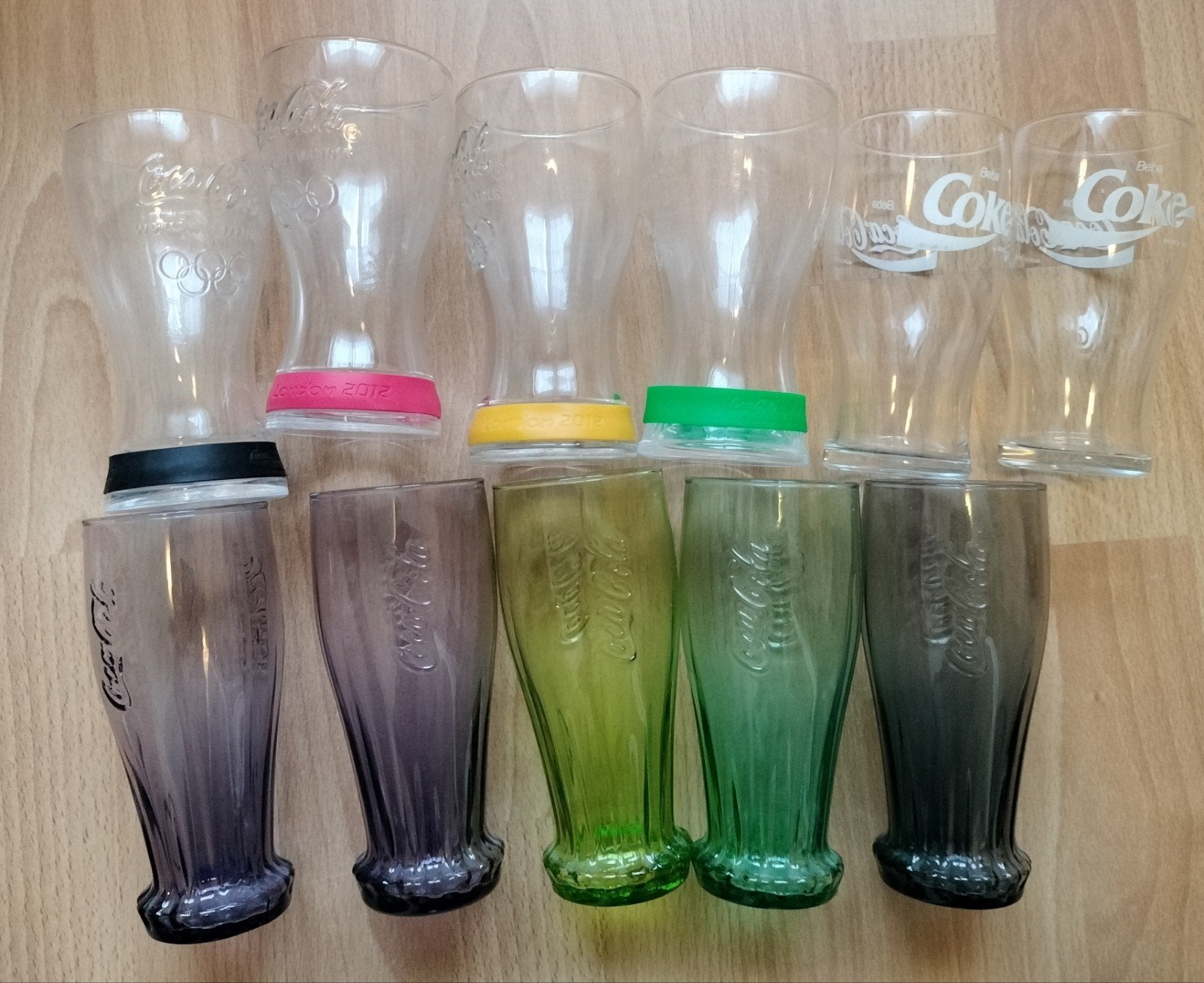 Coca-Cola verzamelglazen - Diverse edities, Ophalen of Verzenden, Gebruikt