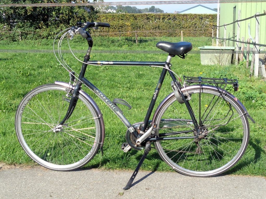 Gazelle Bahia heren sportfiets -21 versn./61 frame/ 28 inch-, Ophalen, 28 inch, Gebruikt, Velgrem