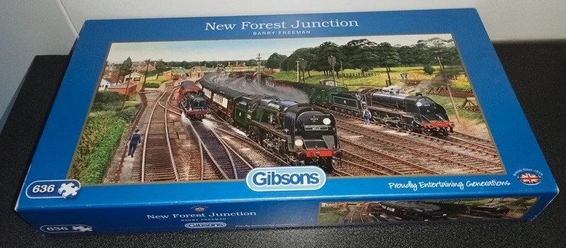 Gibsons puzzel New Forest Junction., Ophalen of Verzenden, 500 t/m 1500 stukjes, Zo goed als nieuw, Legpuzzel