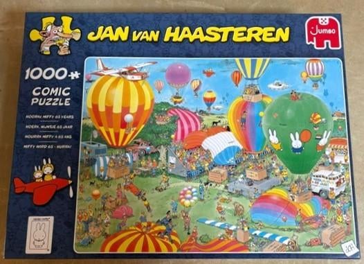 Jan van Haasteren Nijntje 65 jaar, Hobby en Vrije tijd, Denksport en Puzzels, Ophalen of Verzenden, 500 t/m 1500 stukjes, Zo goed als nieuw