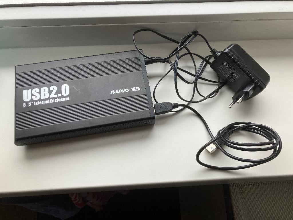 hdd external 250GB harde schijf 3,5 inch, Computers en Software, Harde schijven, HDD, Ophalen of Verzenden, Zo goed als nieuw