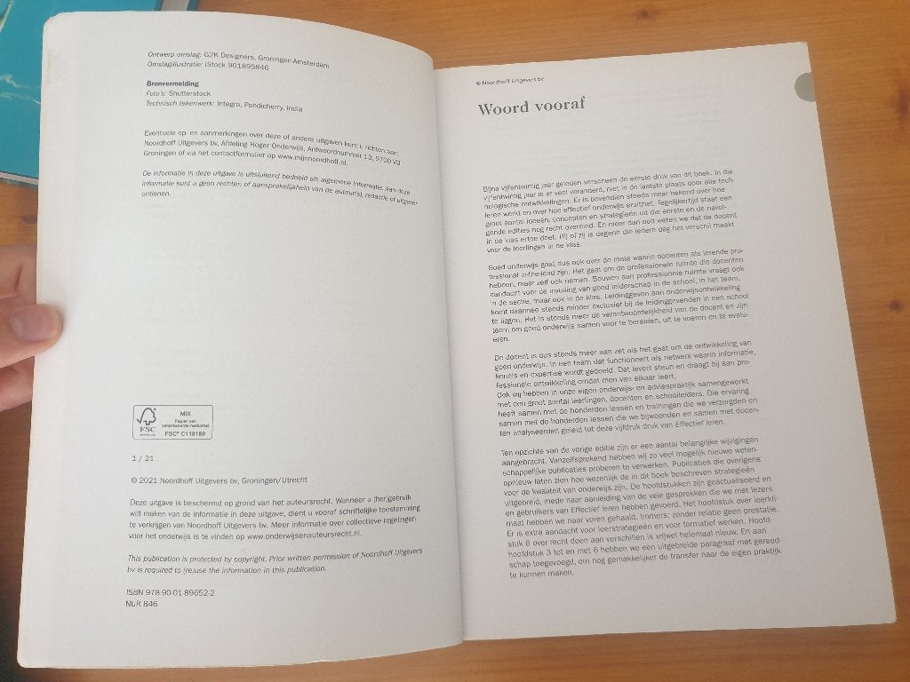 Effectief leren Lerarenopleiding, Boeken, HBO, Alpha, Sebo Ebbens; Simon Ettekoven, Ophalen