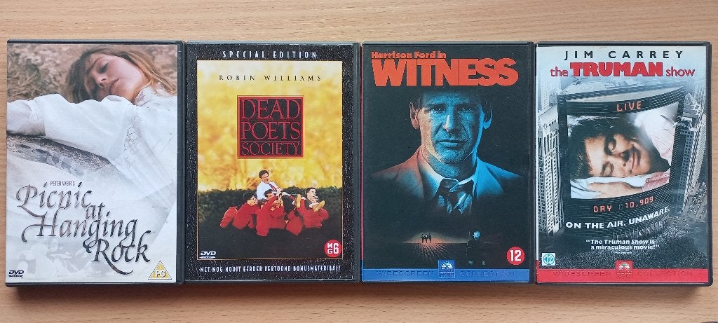 5x Peter Weir o.a. Gallipoli, Picnic at hanging rock, 1 koop, Inclusief boekje, Overige gebieden, Verzenden, Zo goed als nieuw