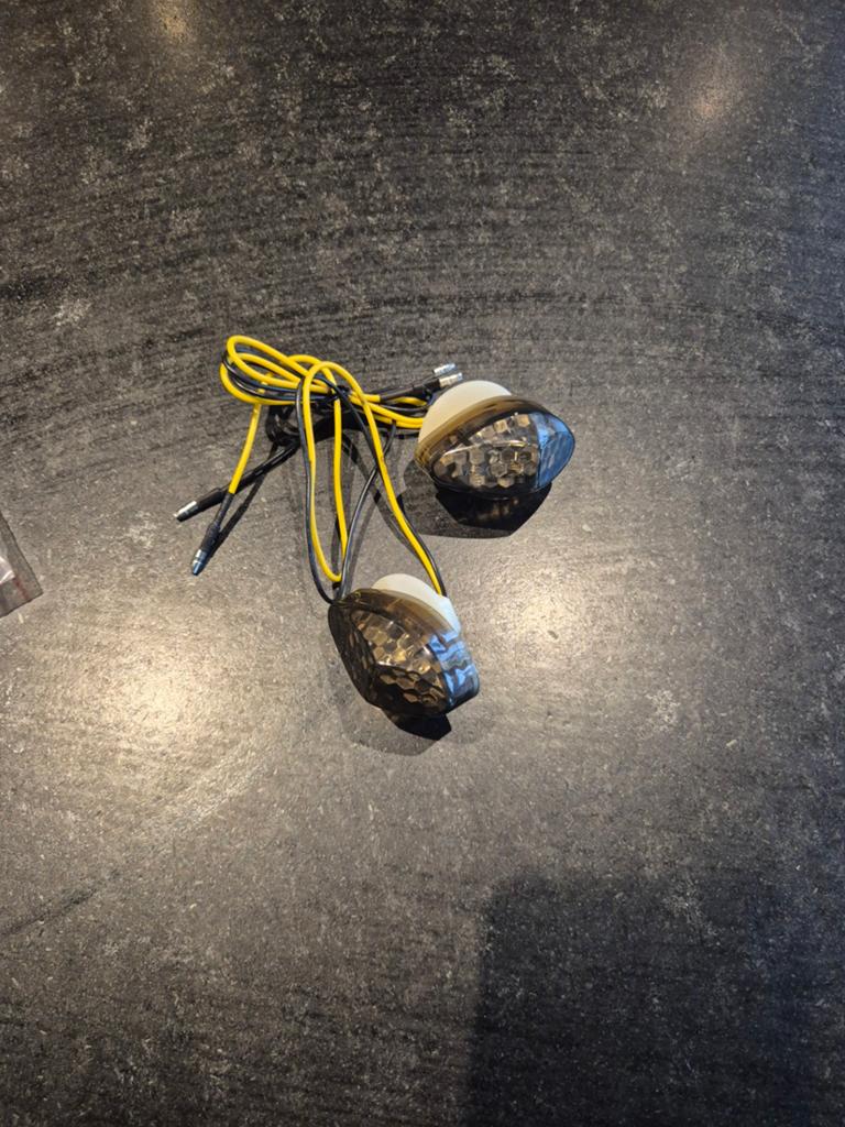 2 LED Knipperlichten voor motor, Ophalen of Verzenden, Gebruikt