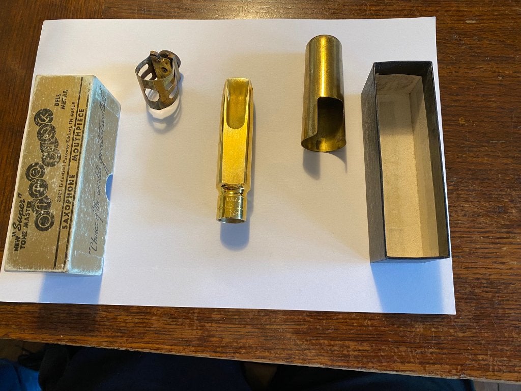 Metalen mondstuk tenorsaxofoon Otto Link Super Tone Master, Ophalen of Verzenden, Zo goed als nieuw, Tenor