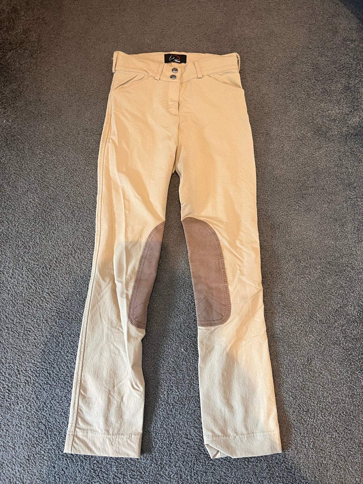 Paardrijbroek beige 146-152, Dieren en Toebehoren, Paardrijkleding, Ophalen of Verzenden, Zo goed als nieuw, Dressuur, Onderkleding