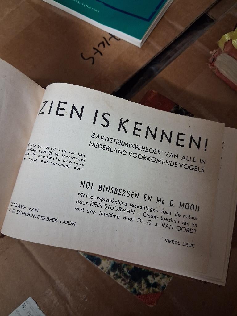 Zien is Kennen! (boekje), Boeken, Ophalen of Verzenden, Gelezen, Vogels