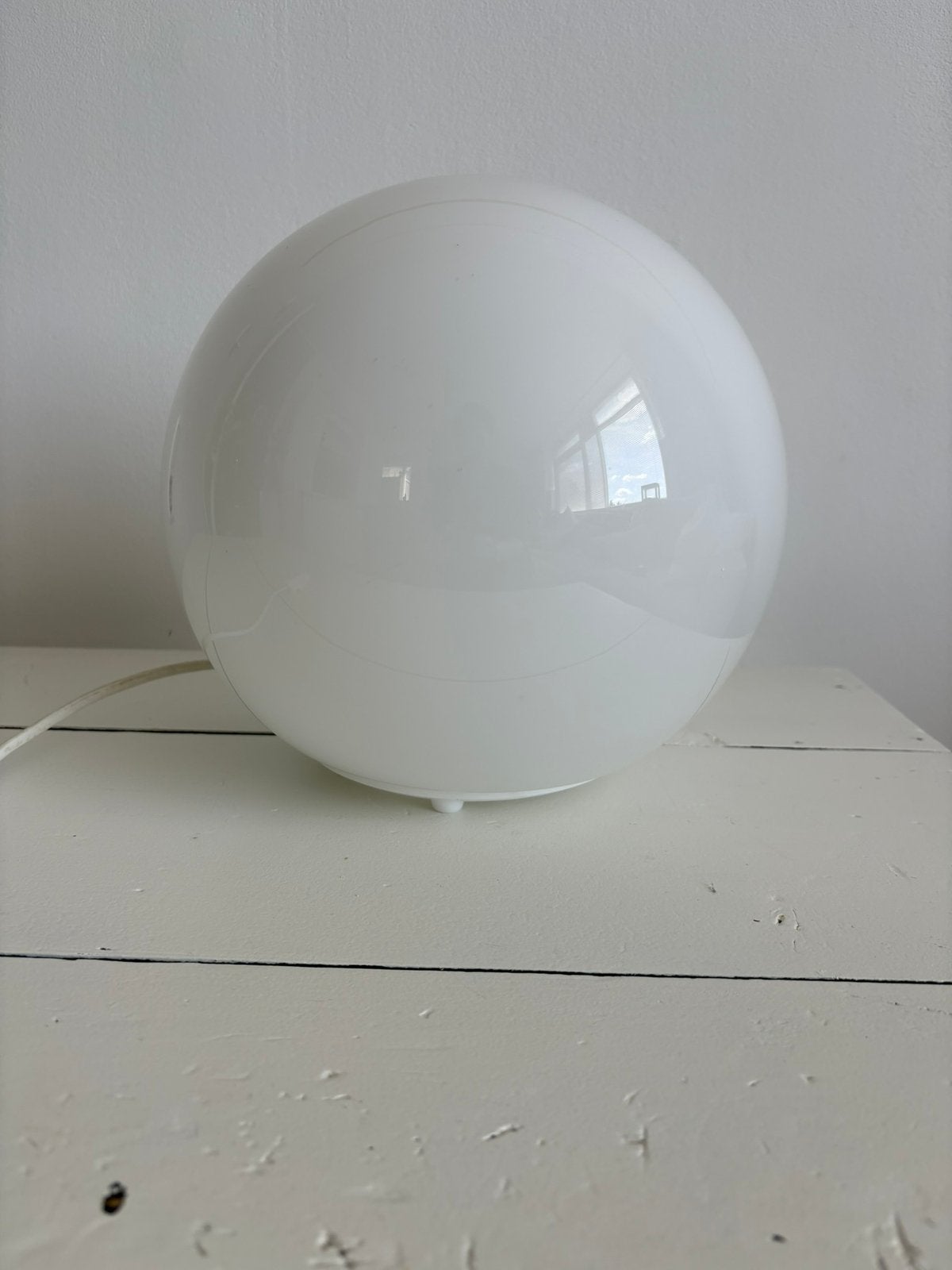 Ikea bollamp Fado, tafellamp Fado, Huis en Inrichting, Lampen | Tafellampen, Gebruikt, Wit, Ophalen of Verzenden, Sfeerlamp