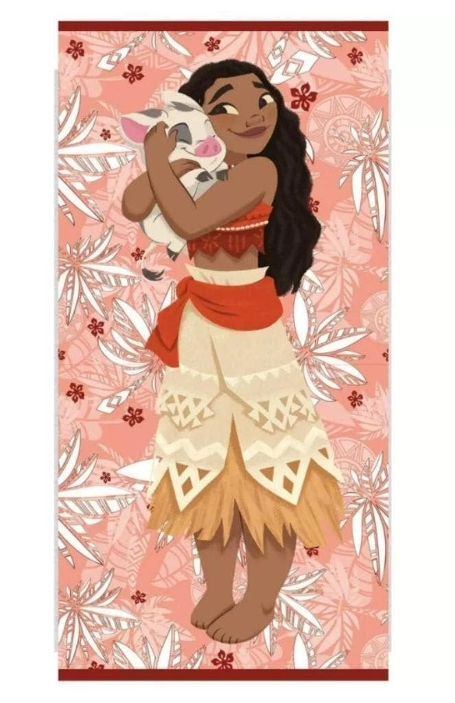 Vaiana Badlaken / Strandlaken - Sneldrogend - Div Soorten, Disney, Meisje, One size, Nieuw