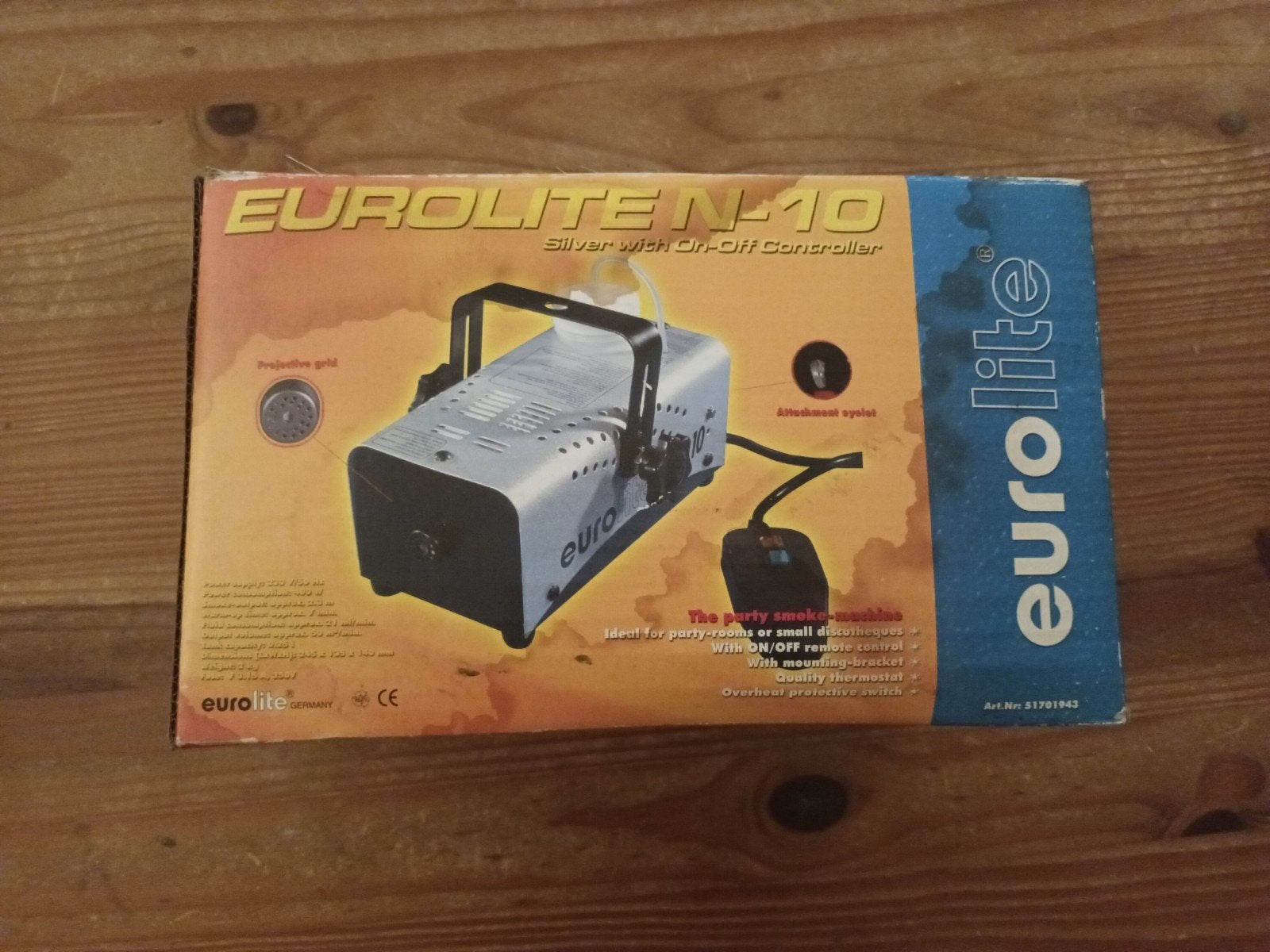 Eurolite N-10 Rookmachine - Compact en Krachtig, Diversen, Ophalen of Verzenden, Gebruikt