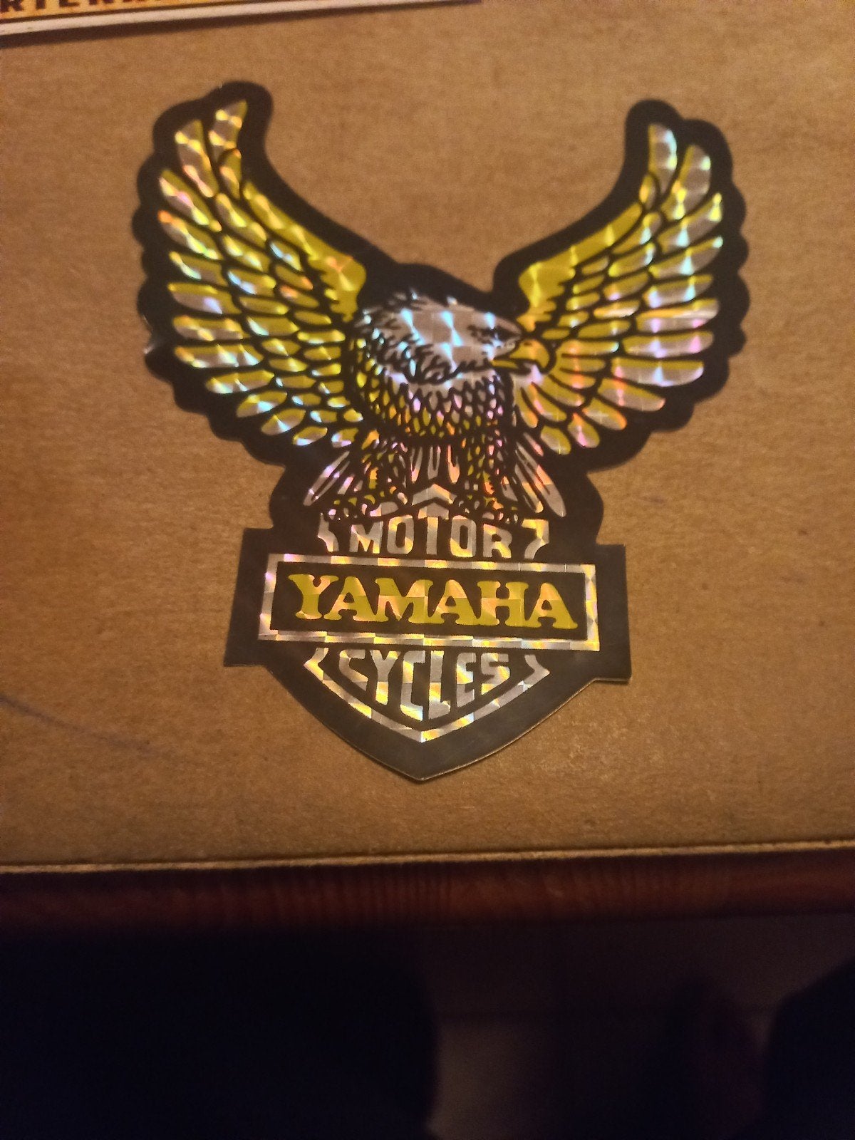 Yamaha Motor Cycles Adelaar Sticker, Ophalen of Verzenden