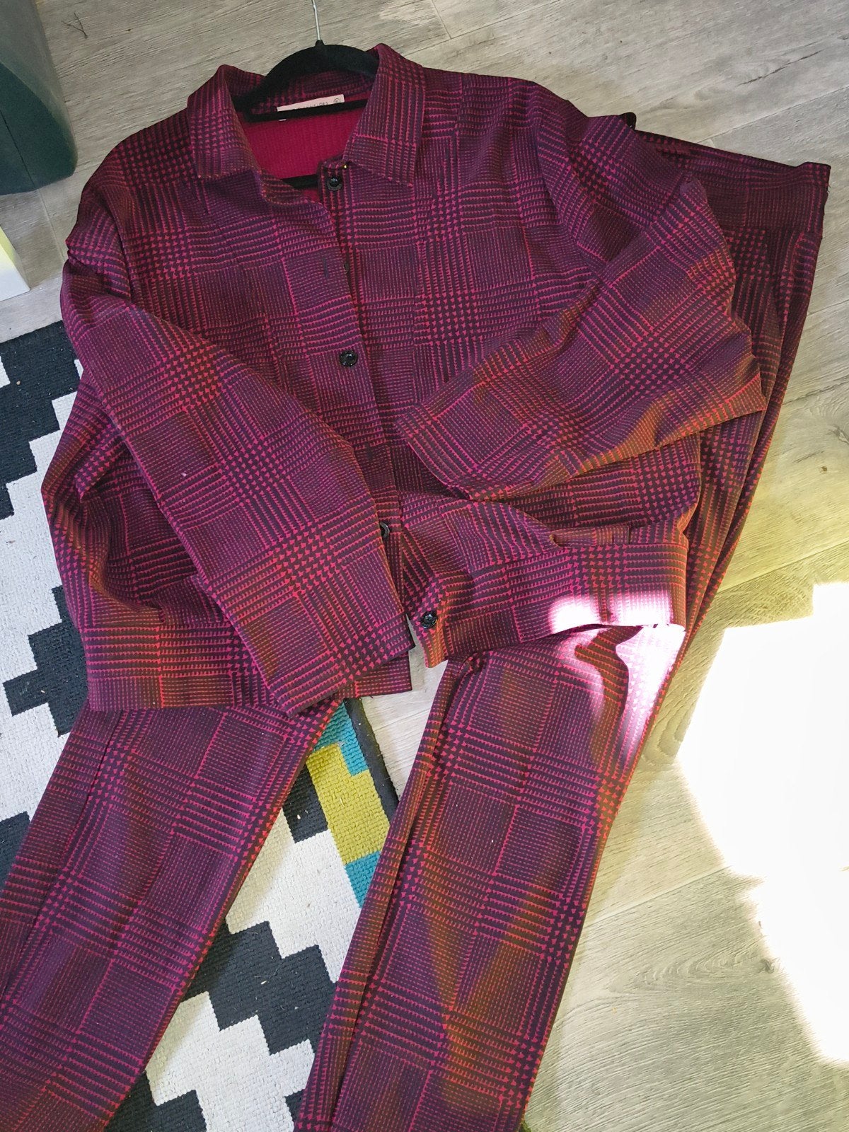 leuke travelstof set Studio Anneloes (xl), Kleding | Dames, Maat 46/48 (XL) of groter, Ophalen of Verzenden, Lang, Rood
