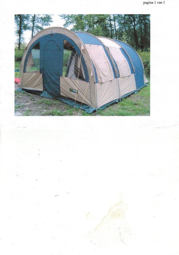 Obelink Eurotrail Tunneltent 5 personen, Ophalen, Gebruikt, Tot en met 5