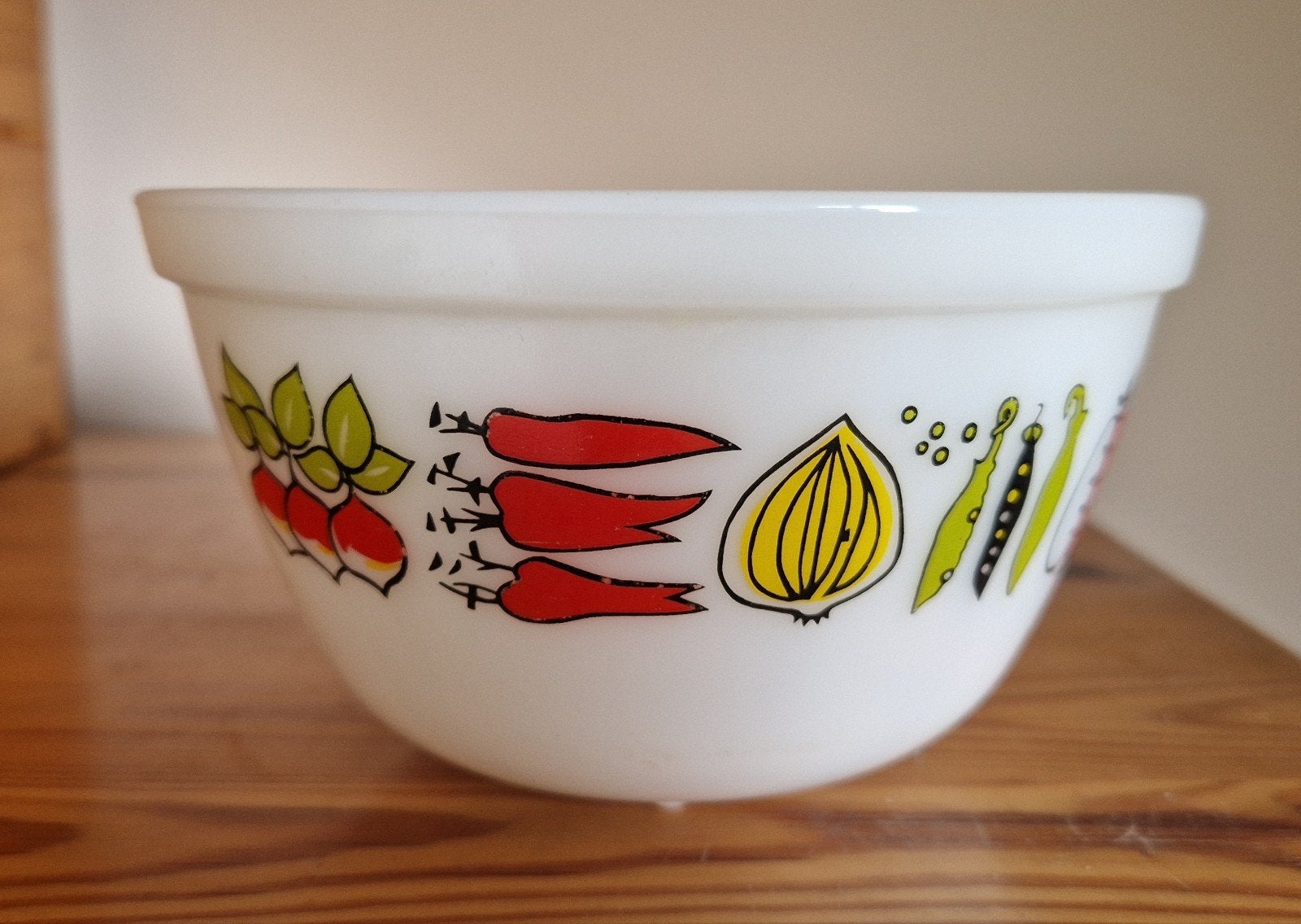 JAJ Pyrex Harvest mengkom jaren 70, 14 cm, melkglas, Ophalen of Verzenden