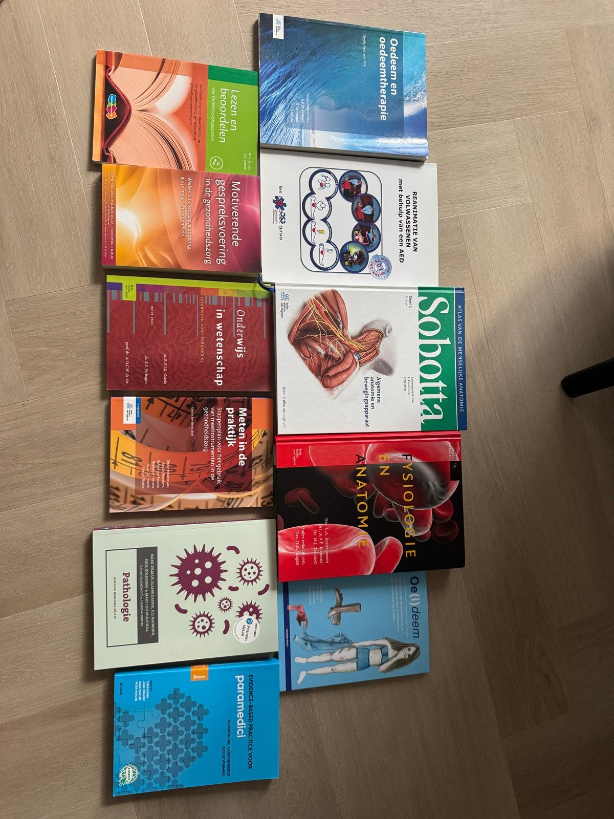 Huidtherapie opleiding/ Medische boeken jaar 1&2, Verzenden, Beta, Zo goed als nieuw, HBO