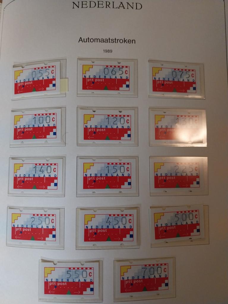 Kavel Automaat zegels ( 1x blanco) compleet serie postfris., Ophalen of Verzenden, Nederland