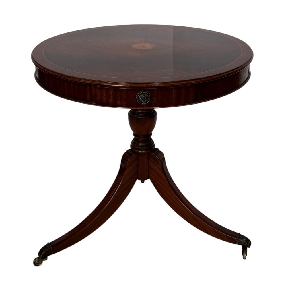 702. Mahoniehouten drumtafel - Engeland, 20e eeuw, Ophalen of Verzenden