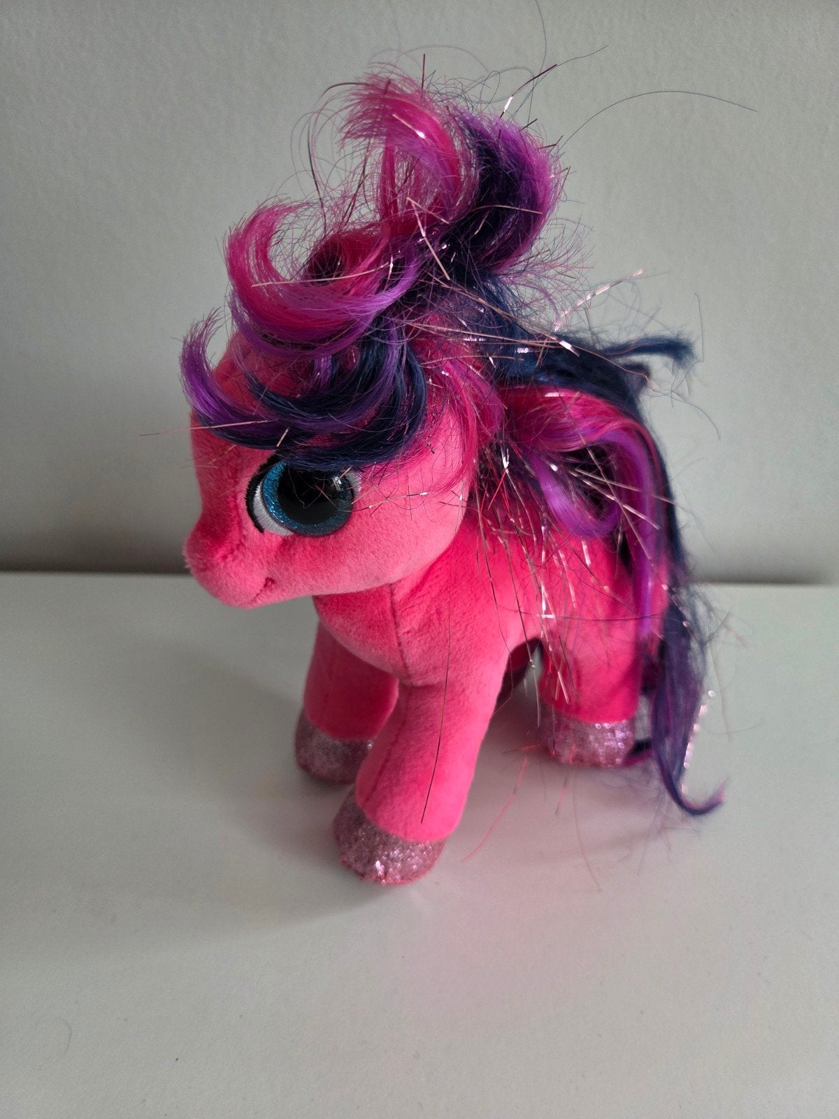Ty knuffel Ruby - Roze eenhoorn met glitter, Ophalen of Verzenden