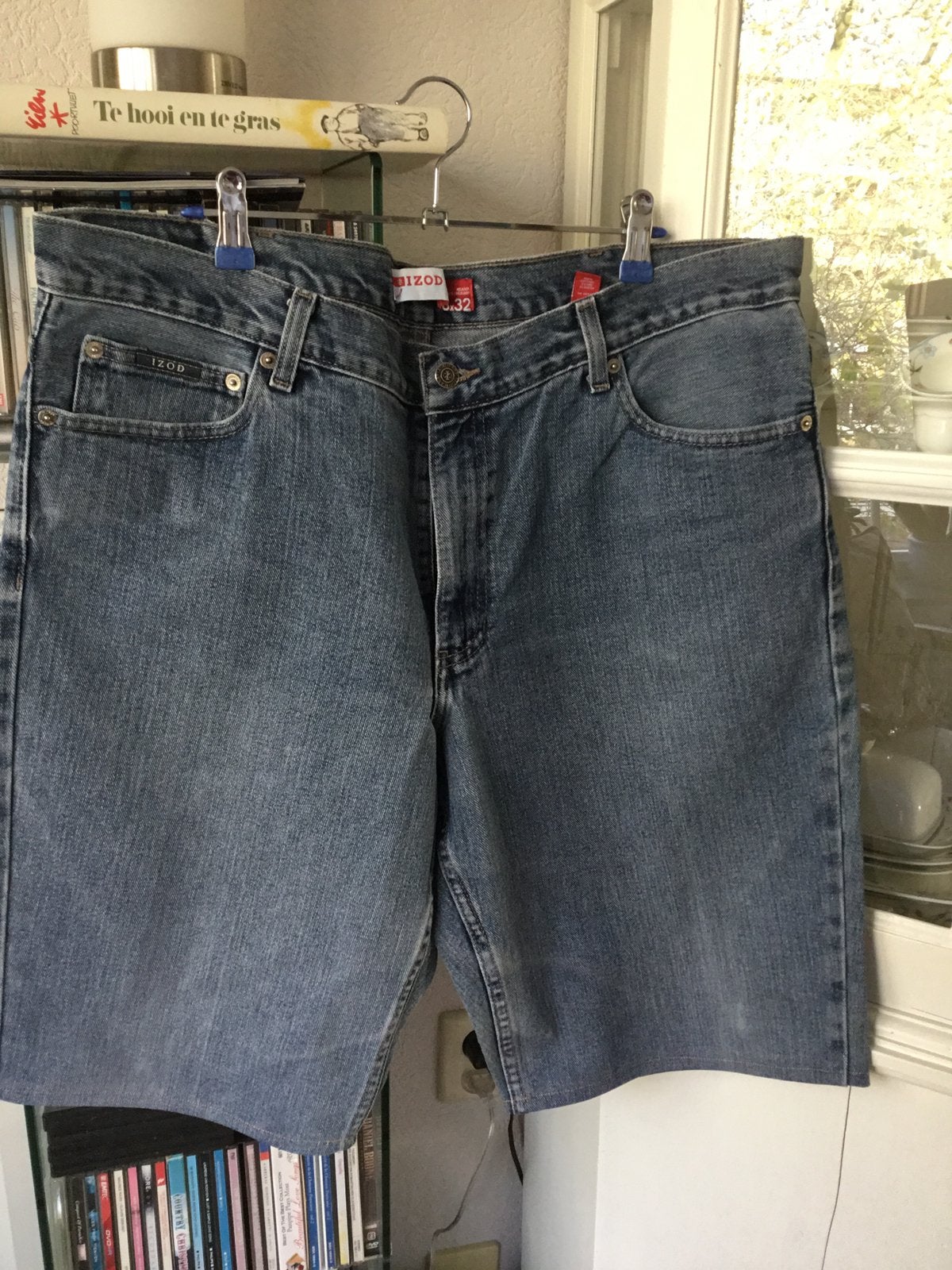 Korte broek/ bermuda van IZOD, Ophalen of Verzenden, Zo goed als nieuw, Blauw, W36 - W38 (confectie 52/54)