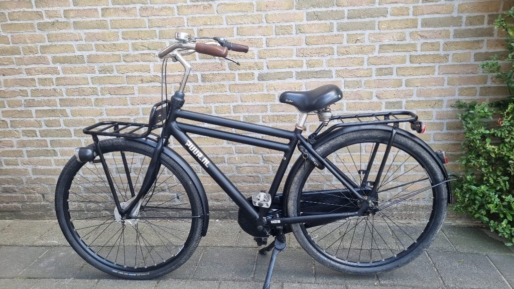GAZELLE PUUR NL Herenfiets 3 Versnellingen Terugtraprem 28 i, Ophalen, Terugtraprem, Gebruikt, Versnellingen