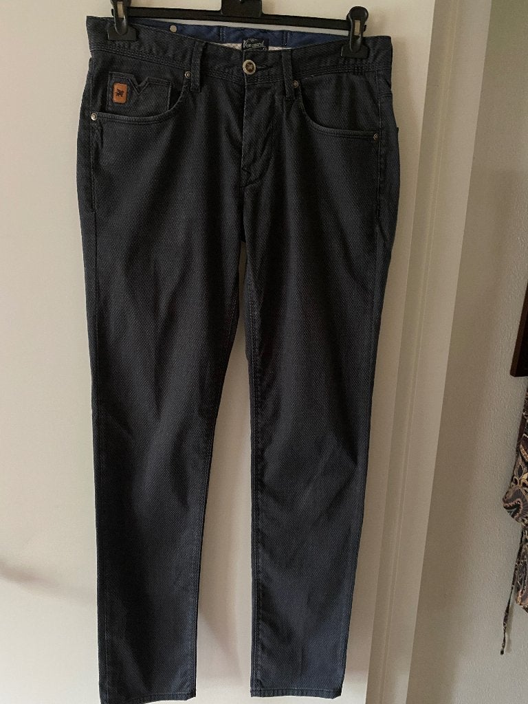 herenbroek Vanguard 32/34 blauw, Kleding | Heren, Broeken en Pantalons, Ophalen of Verzenden, Zo goed als nieuw, Vanguard, Maat 48/50 (M)