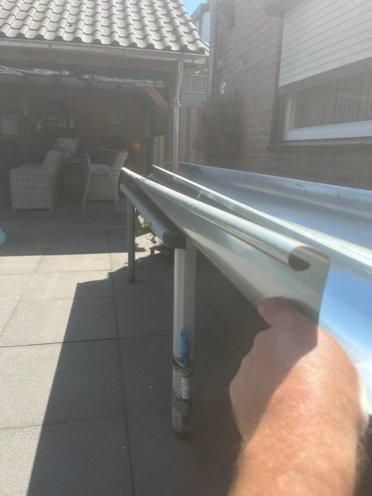 6 meter mastgoot m43 (ontwikkelde maat), Ophalen, 6 meter of meer, Nieuw, Zink