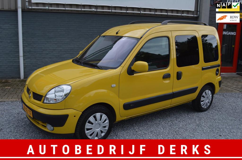 Renault Kangoo 1.6-16V Expression Automaat Airco Schuifdeur, Auto's, Stof, Gebruikt, 1095 kg, 49 €/maand