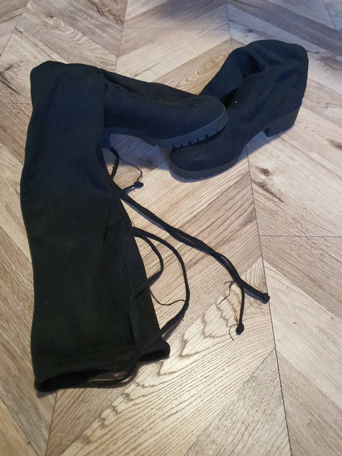 Zwarte overknee laarzen maat 39, Kleding | Dames, Leggings, Maillots en Panty's, Ophalen of Verzenden, Nieuw, Zwart, Legging