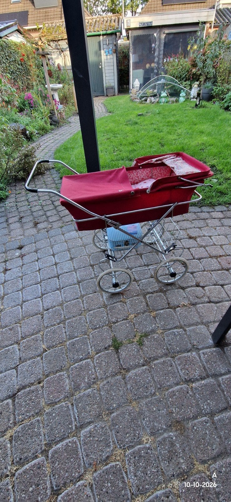Zekiwa Retro Poppenwagen met Popje en Dekentje, Kinderen en Baby's, Ophalen