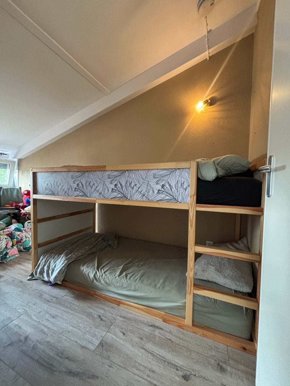 IKEA Kura Stapelbed/Hoogslaper eventueel met matrassen, Ophalen, 90 cm, Tweepersoons, Minder dan 160 cm