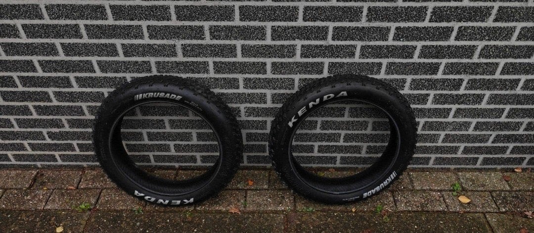 Twee zo goed als nieuwe Kenda Krusade fatbike banden, Fietsen en Brommers, Band, Ophalen of Verzenden, Zo goed als nieuw, Fatbike