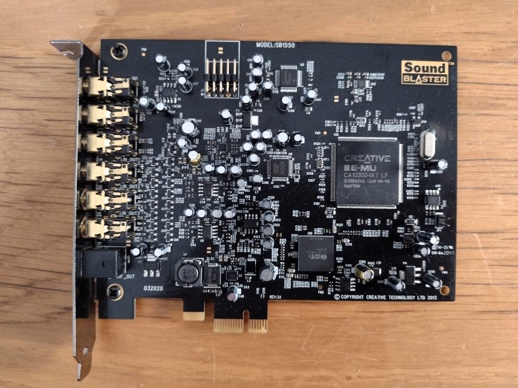 Sound Blaster Audigy FX en RX geluidskaart PCIe, Computers en Software, Geluidskaarten, Ophalen of Verzenden, Gebruikt, Intern
