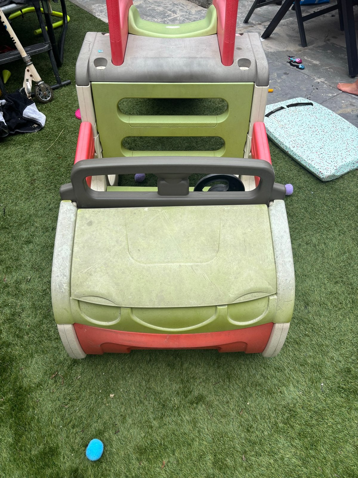 Smoby Adventure Car avonturenauto met glijbaan, Ophalen, Gebruikt, Glijbaan