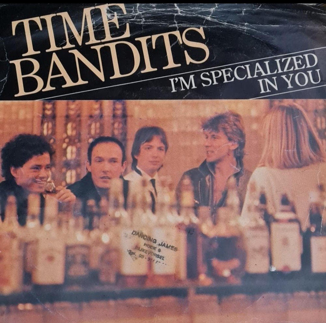TIME BANDITS - I'M SPECIALIZED IN YOU (HOES BESCHADIGD), Ophalen of Verzenden, Gebruikt, Pop