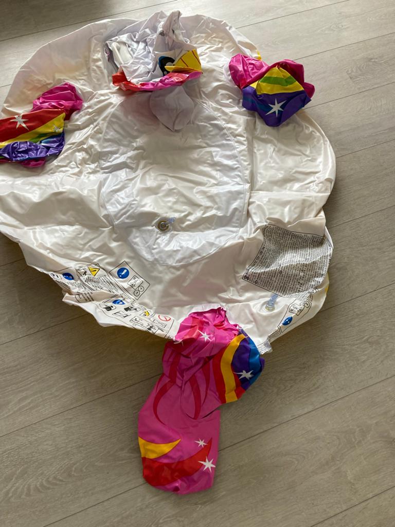 Opblaasbare Flamingo Zwemband - Perfect voor de Zomer!, Ophalen of Verzenden, Zo goed als nieuw