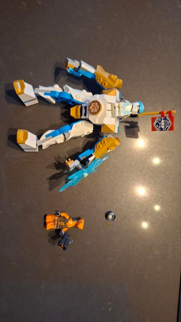 Lego Ninjago Zane's IJsdraak Kracht Mech 71761 Compleet, Compleet, Lego, Ophalen of Verzenden, Zo goed als nieuw