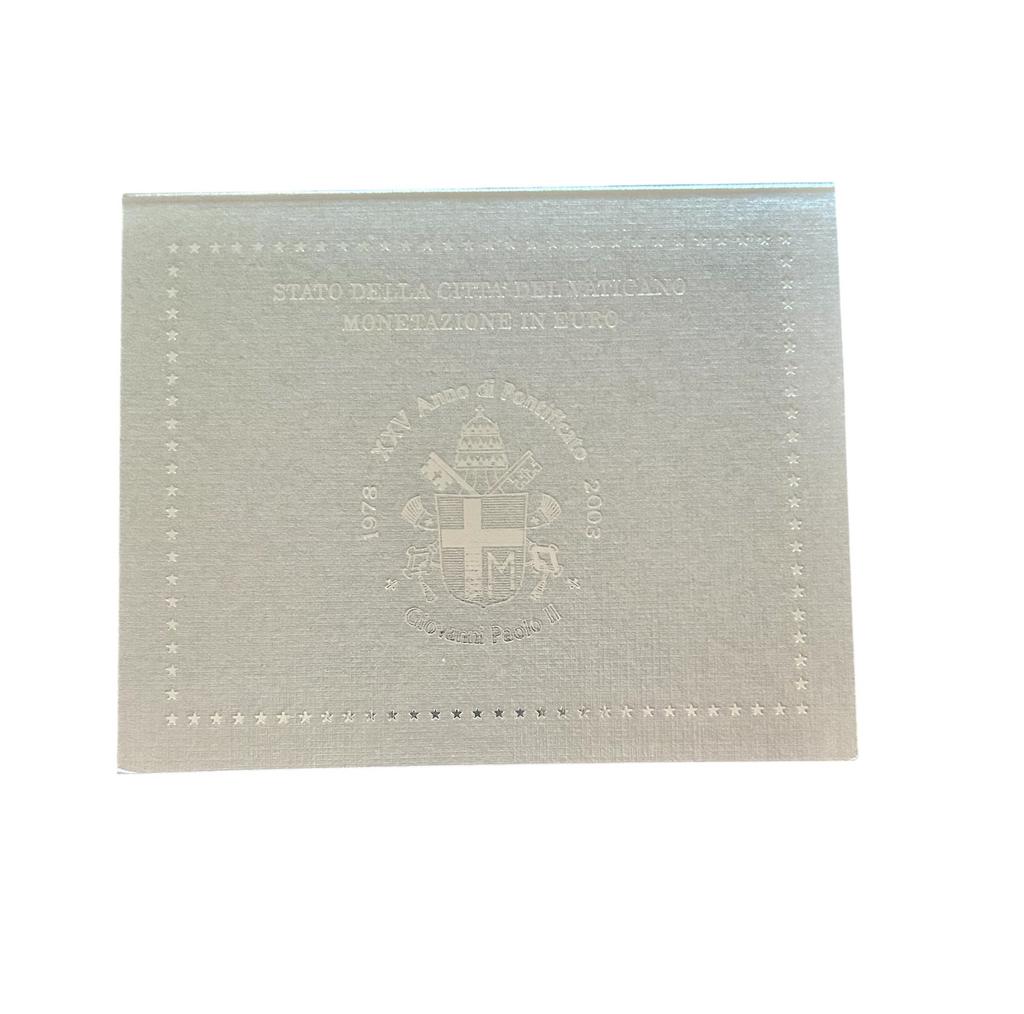 Vaticaan euro BU set - 2003, Ophalen of Verzenden, Vaticaanstad, Overige waardes