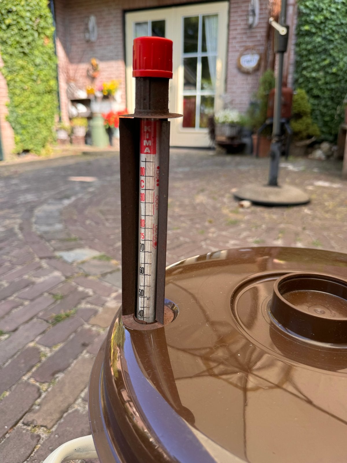 Weck Inmaakketel met Thermometer - Vintage, Ophalen, Gebruikt