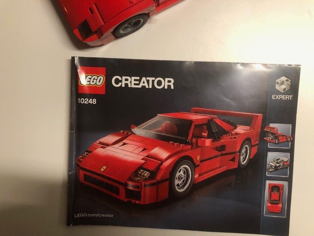 Lego Creator Expert - 10248 - Ferrari F40, Lego.com/service, Ophalen of Verzenden, Zo goed als nieuw, LEGO System A/S