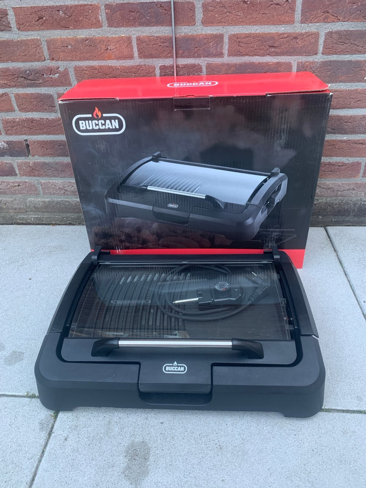 Zo goed als nieuwe Buccan barbecue grillplaat, Ophalen of Verzenden, Zo goed als nieuw