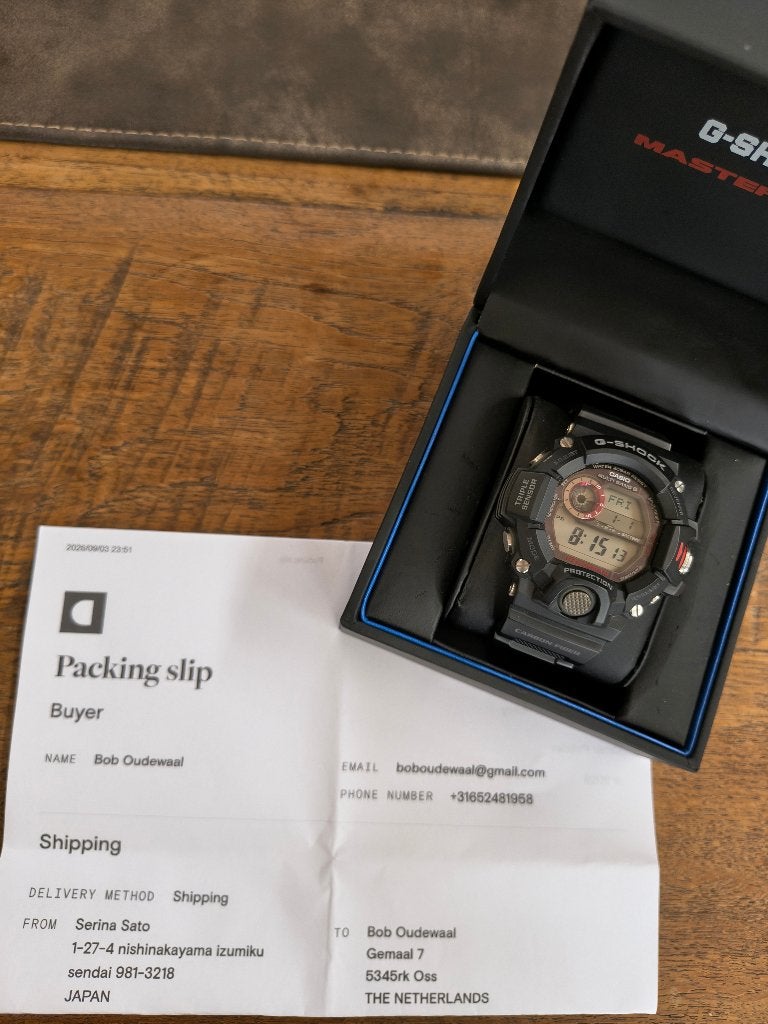 zeer fraaie Casio G-shock Rangeman 3410 GW 9400-J(apans), Casio, Kunststof, Polshorloge, Kunststof