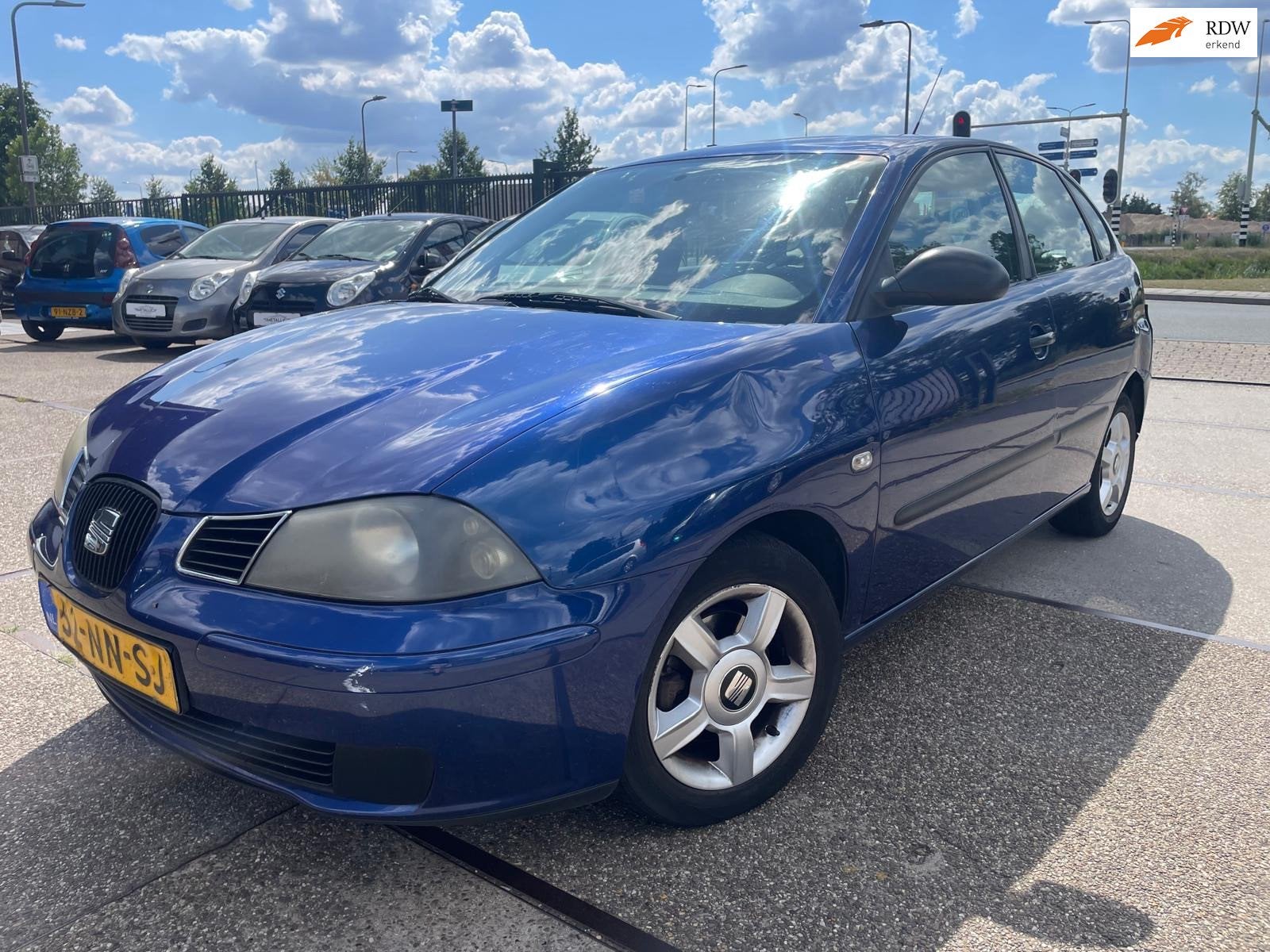 Seat Ibiza 1.4-16V Stella, Auto's, Seat, Voorwielaandrijving, 15 km/l, Blauw, Ibiza