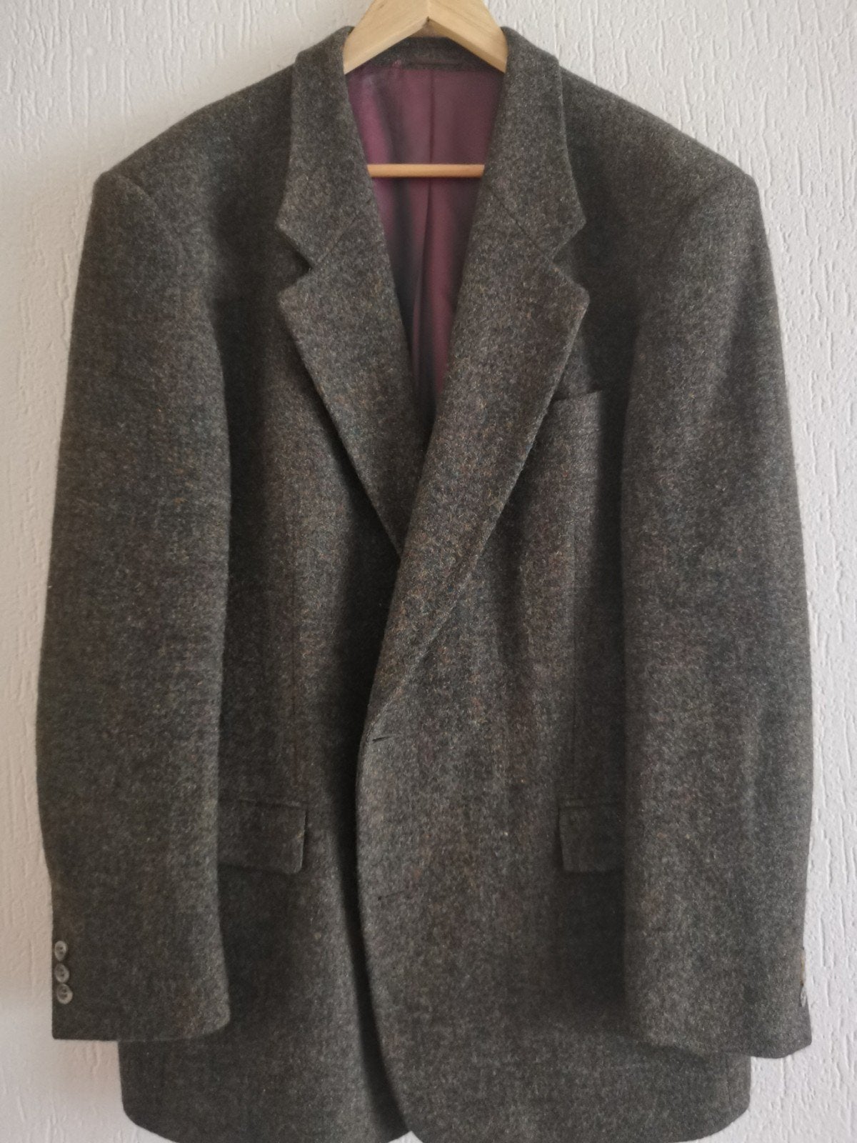 Harris Tweed colbert wool, Verzenden, Zo goed als nieuw, Maat 52/54 (L), Harris Tweed