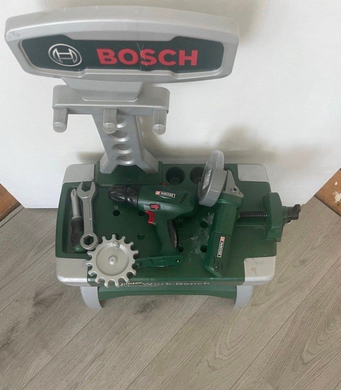 Bosch Junior Werkbank met gereedschap, Ophalen of Verzenden, Gebruikt, Bouwen