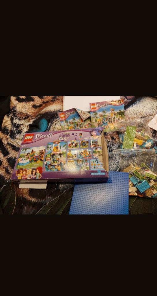 Lego friends zwembad , 41313, Ophalen of Verzenden, Zo goed als nieuw