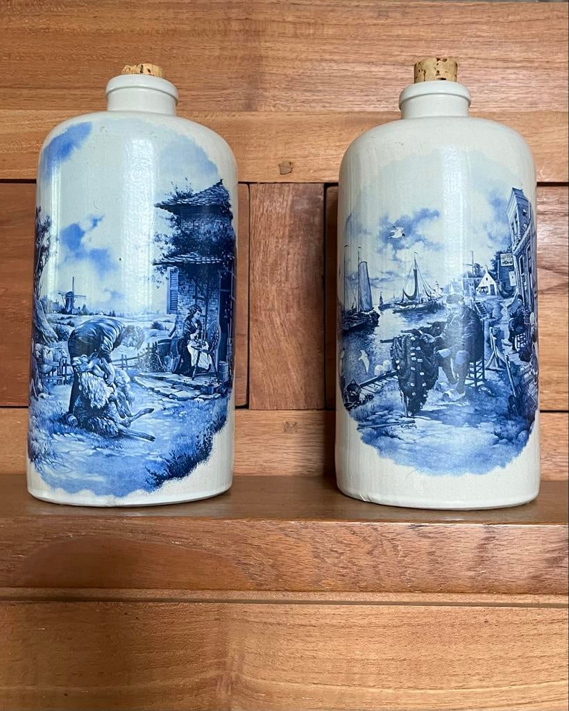 Delfts Blauwe flessen, Antiek en Kunst, Ophalen of Verzenden