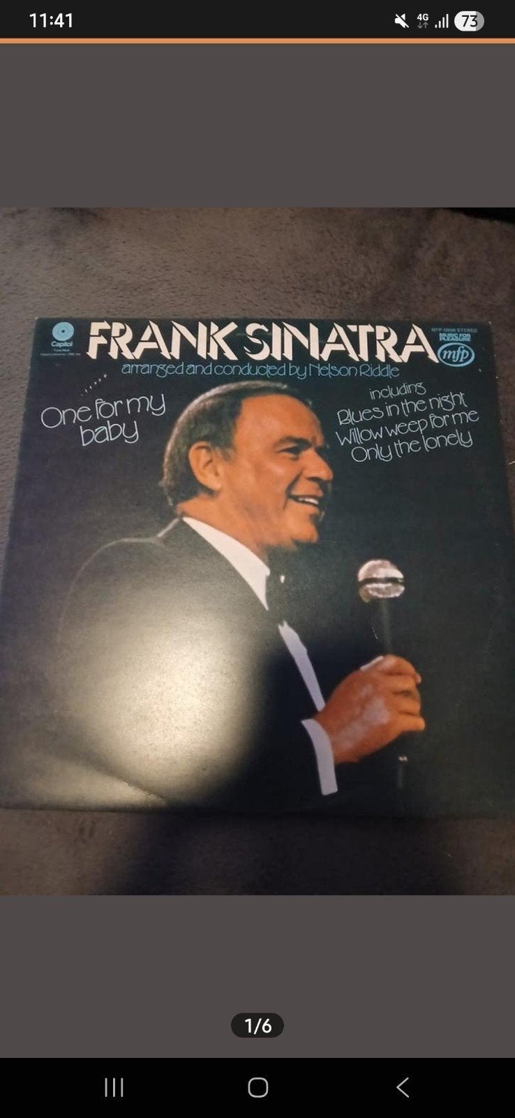 Frank Sinatra - One for my Baby (1958) LP Vinyl, Gebruikt, Ophalen of Verzenden, 12 inch, Voor 1960