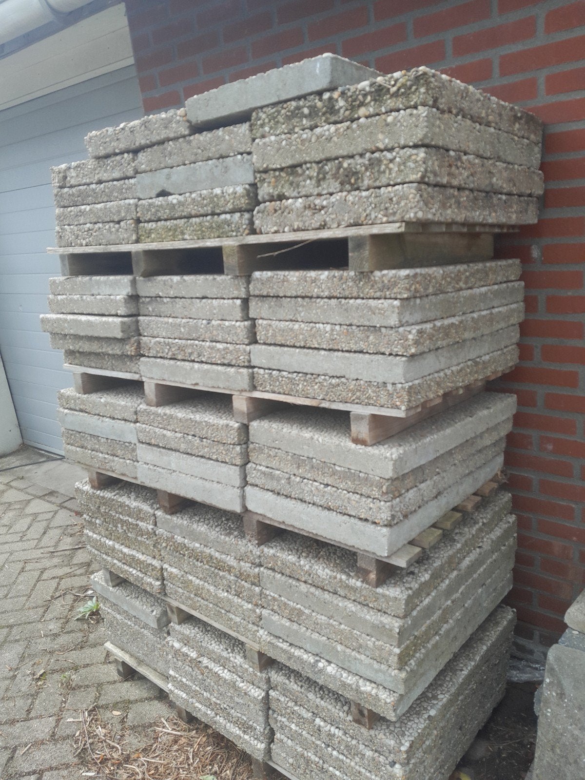 70 grindtegels 40x60 cm - direct leverbaar, Gebruikt, Ophalen of Verzenden, 10 m² of meer, Grind